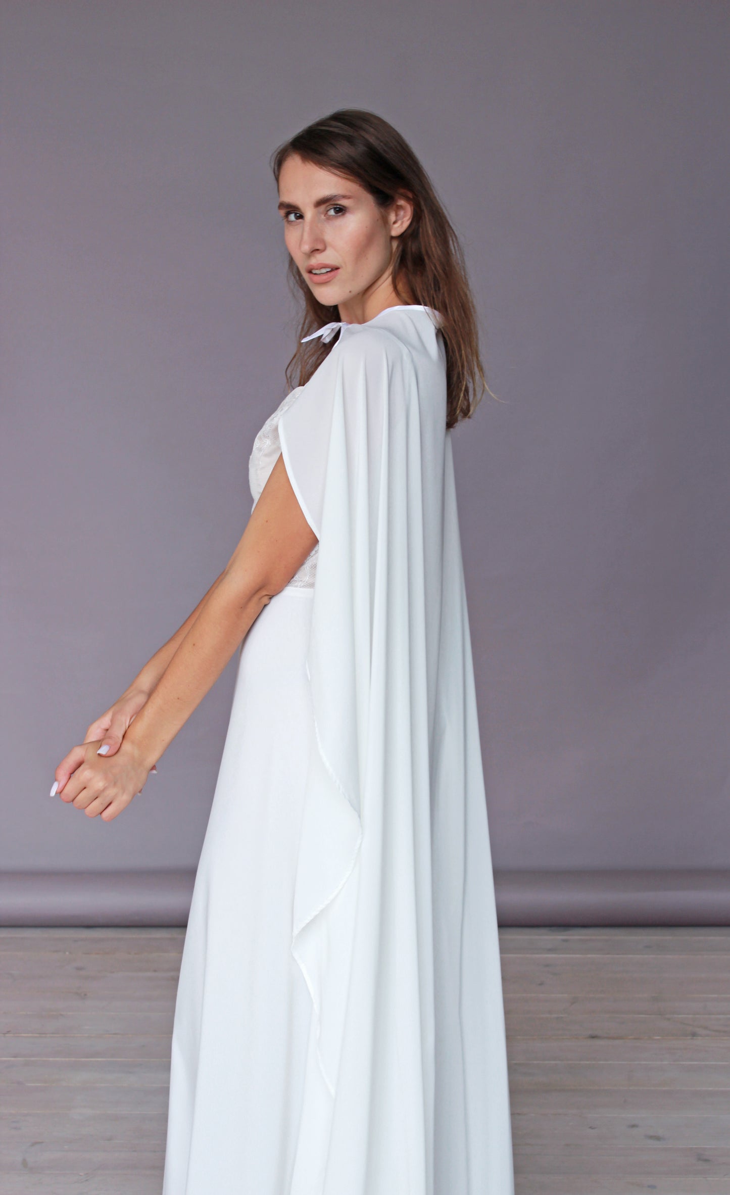 Chiffon cape