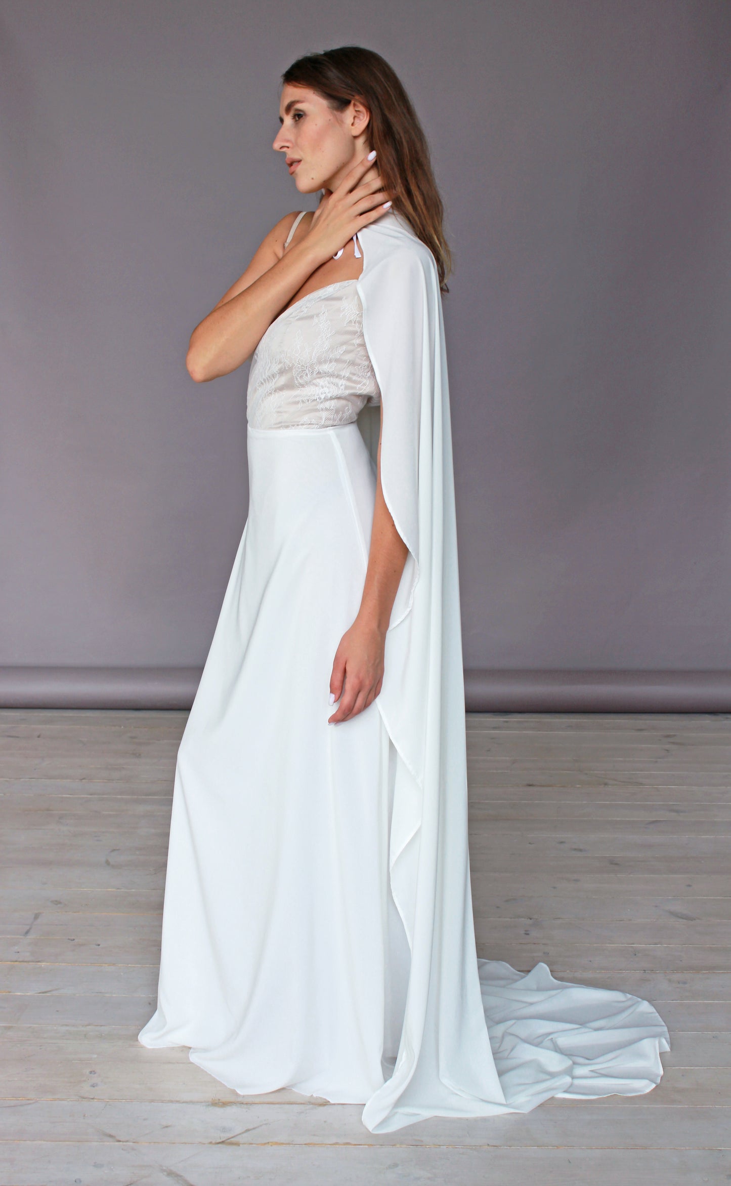 Chiffon cape