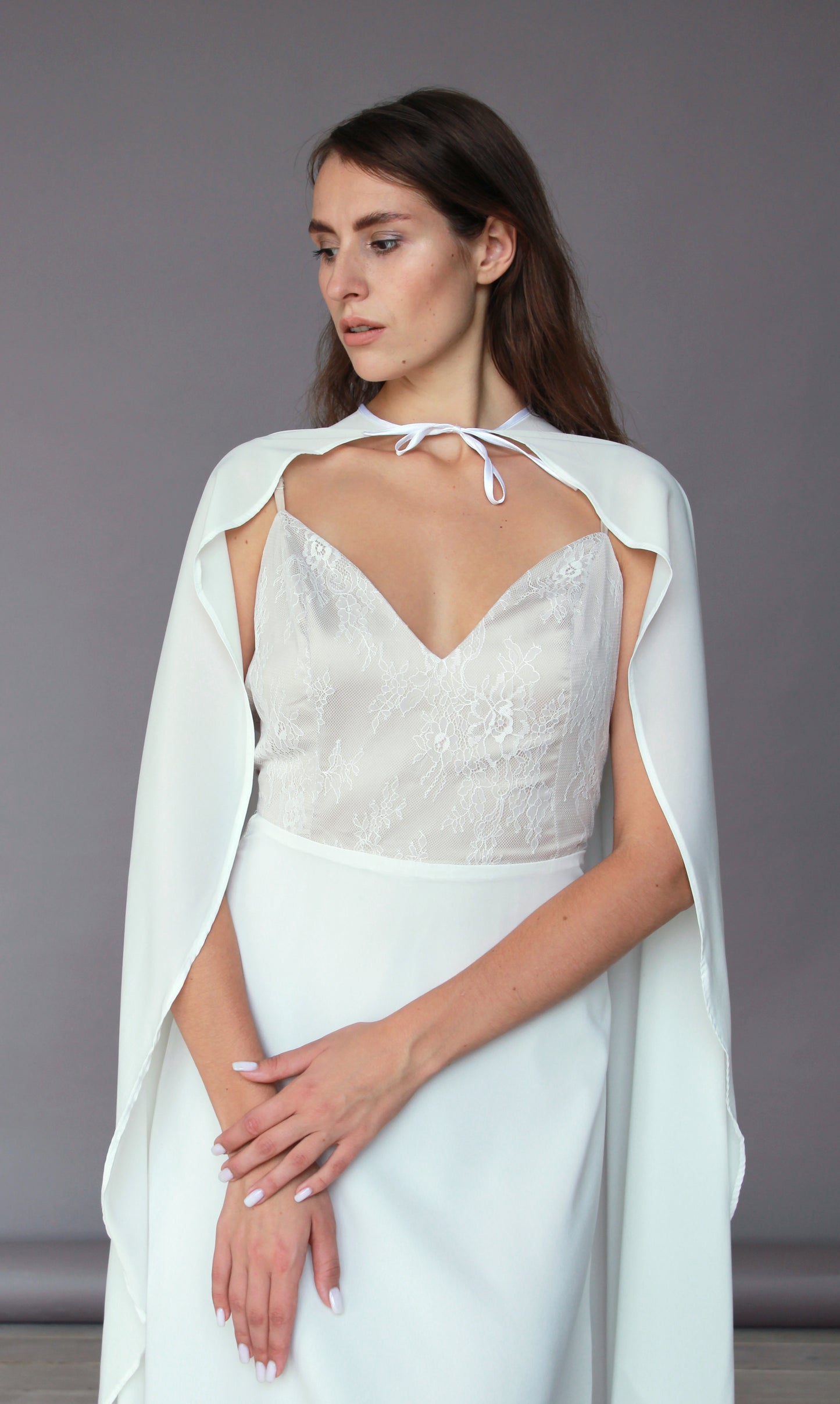 Chiffon cape