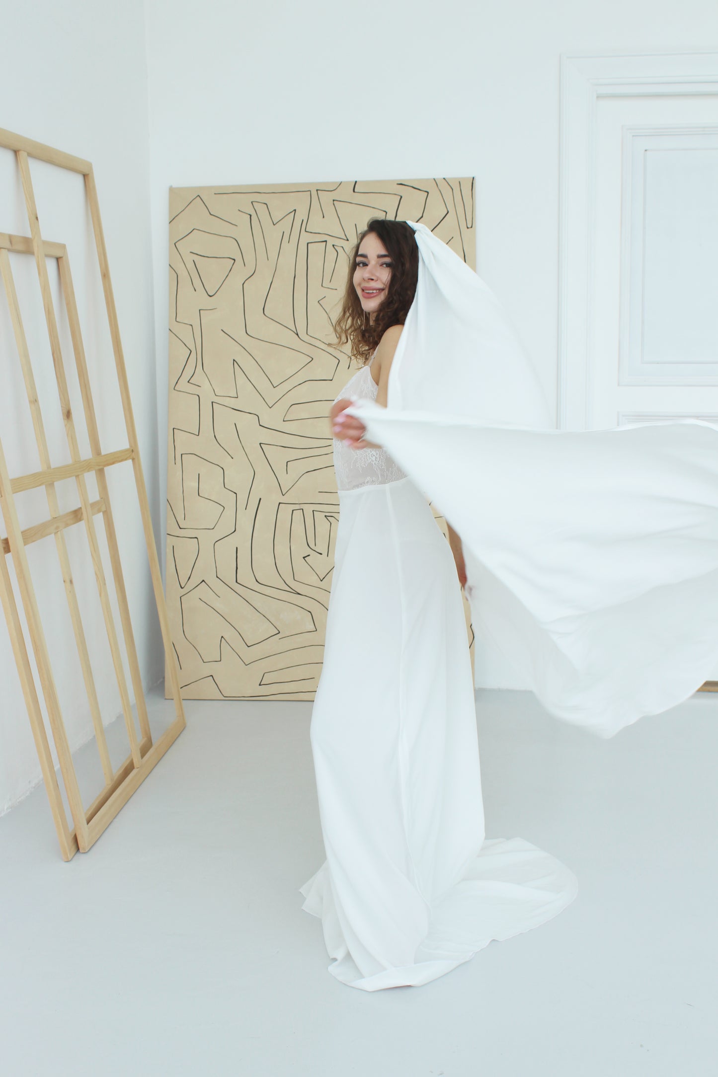 Chiffon veil