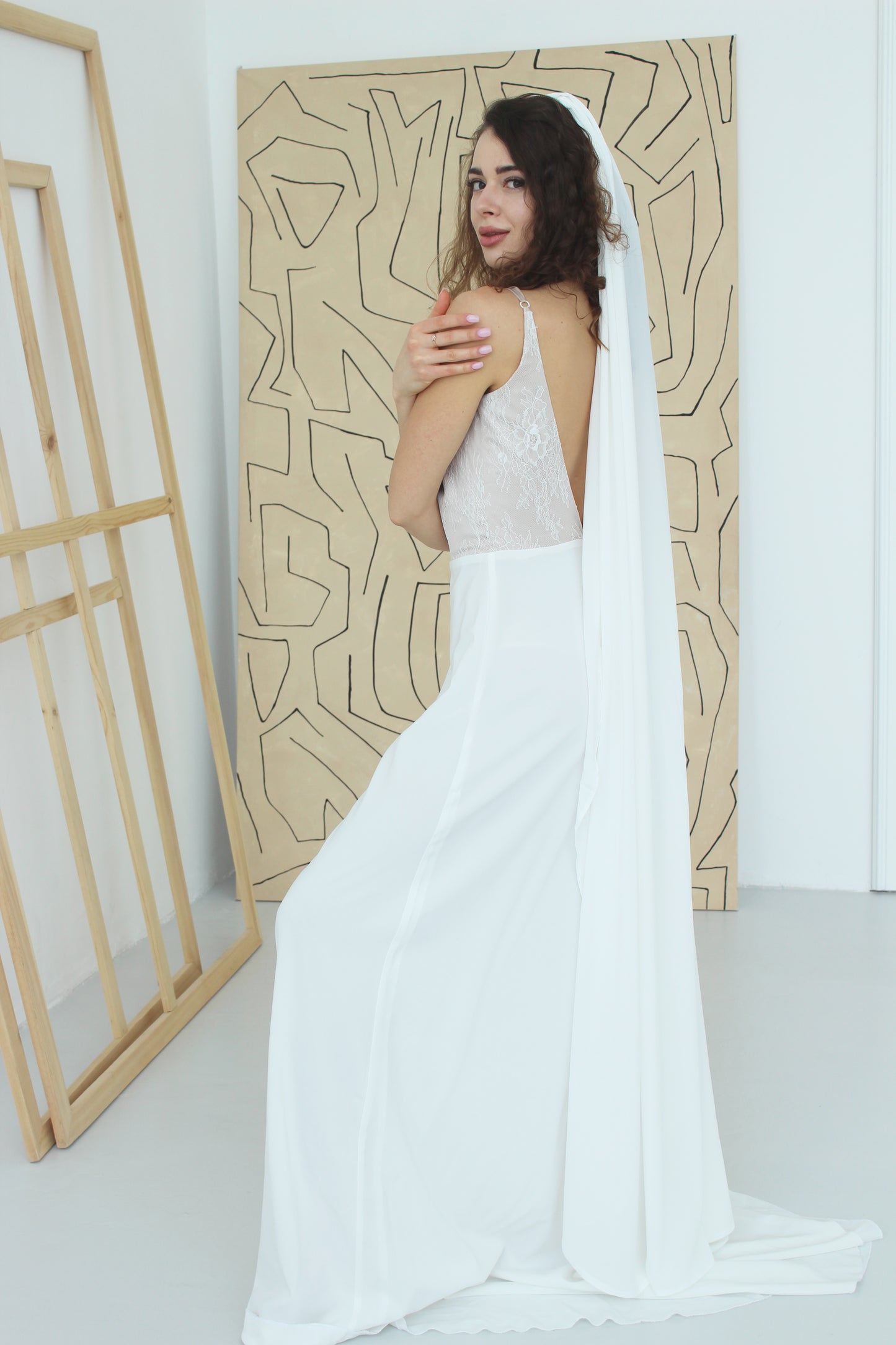 Chiffon veil