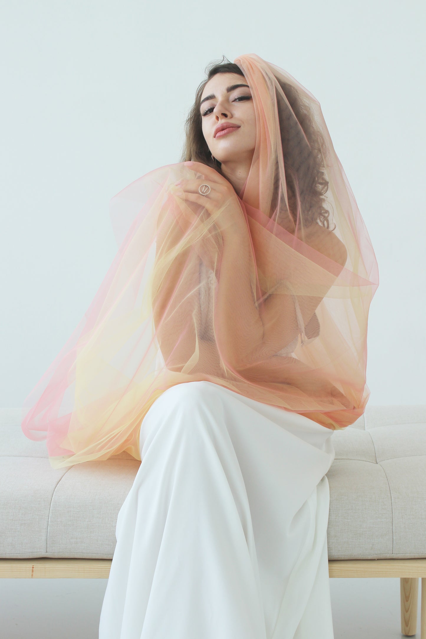 SUNSET wedding veil