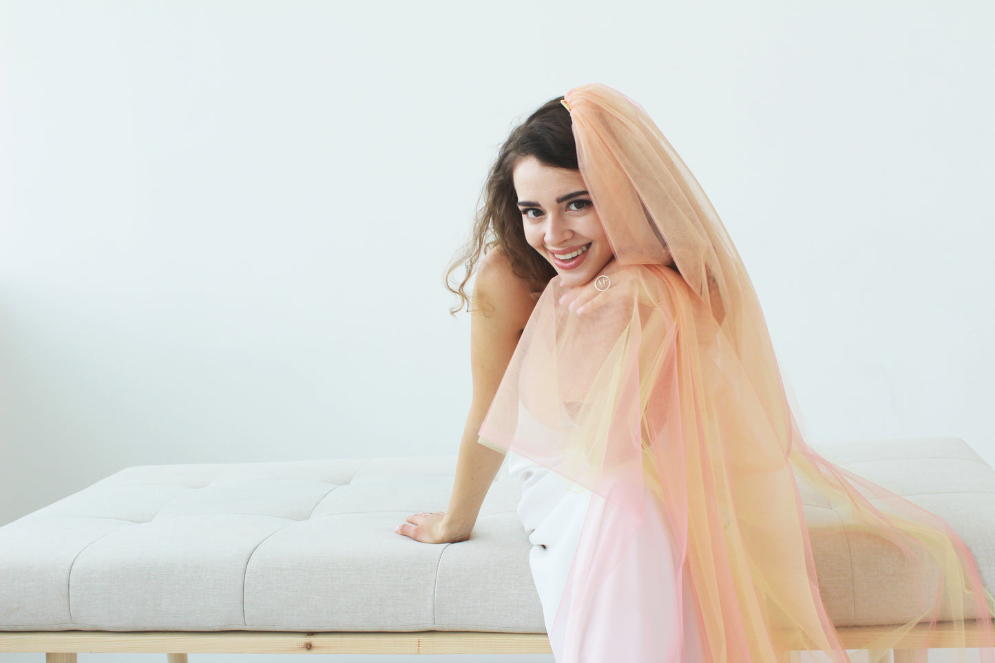 SUNSET wedding veil