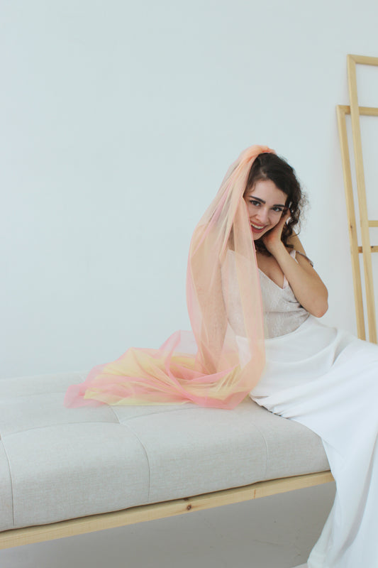 SUNSET wedding veil