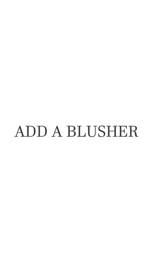 Add blusher to your veil