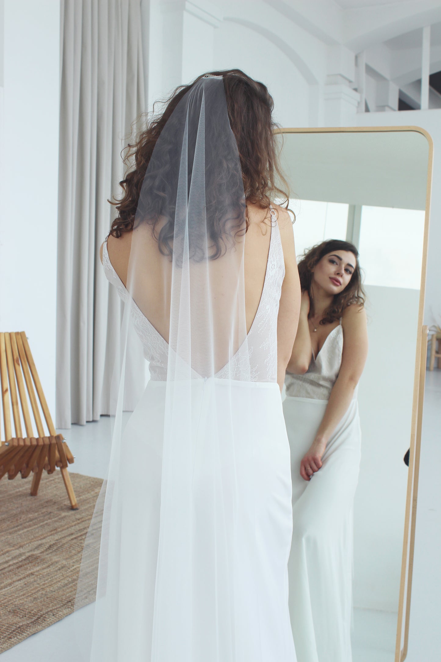 Barely there veil