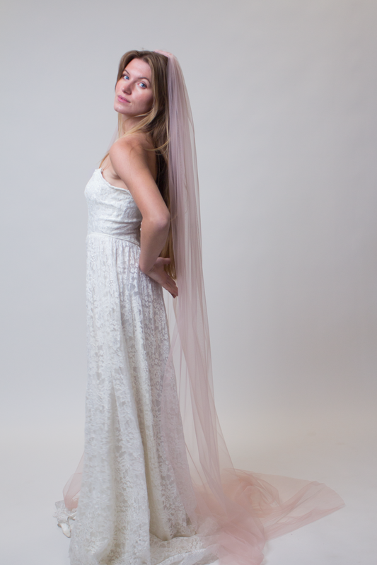 Blush veil
