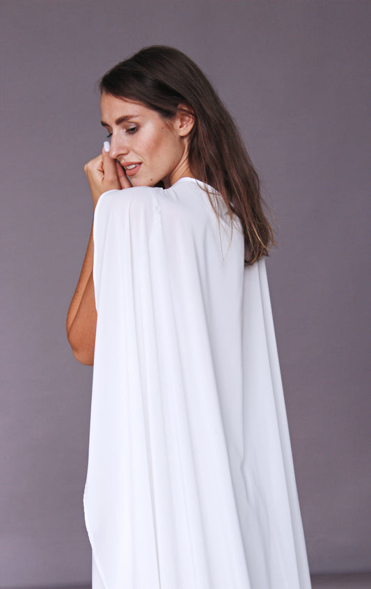 Chiffon cape