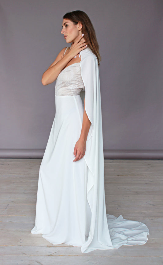 Chiffon cape
