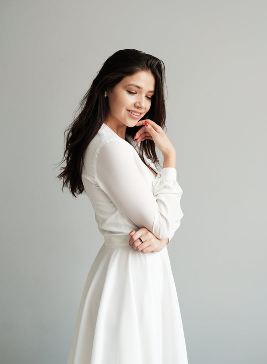 WHITE Wedding dress